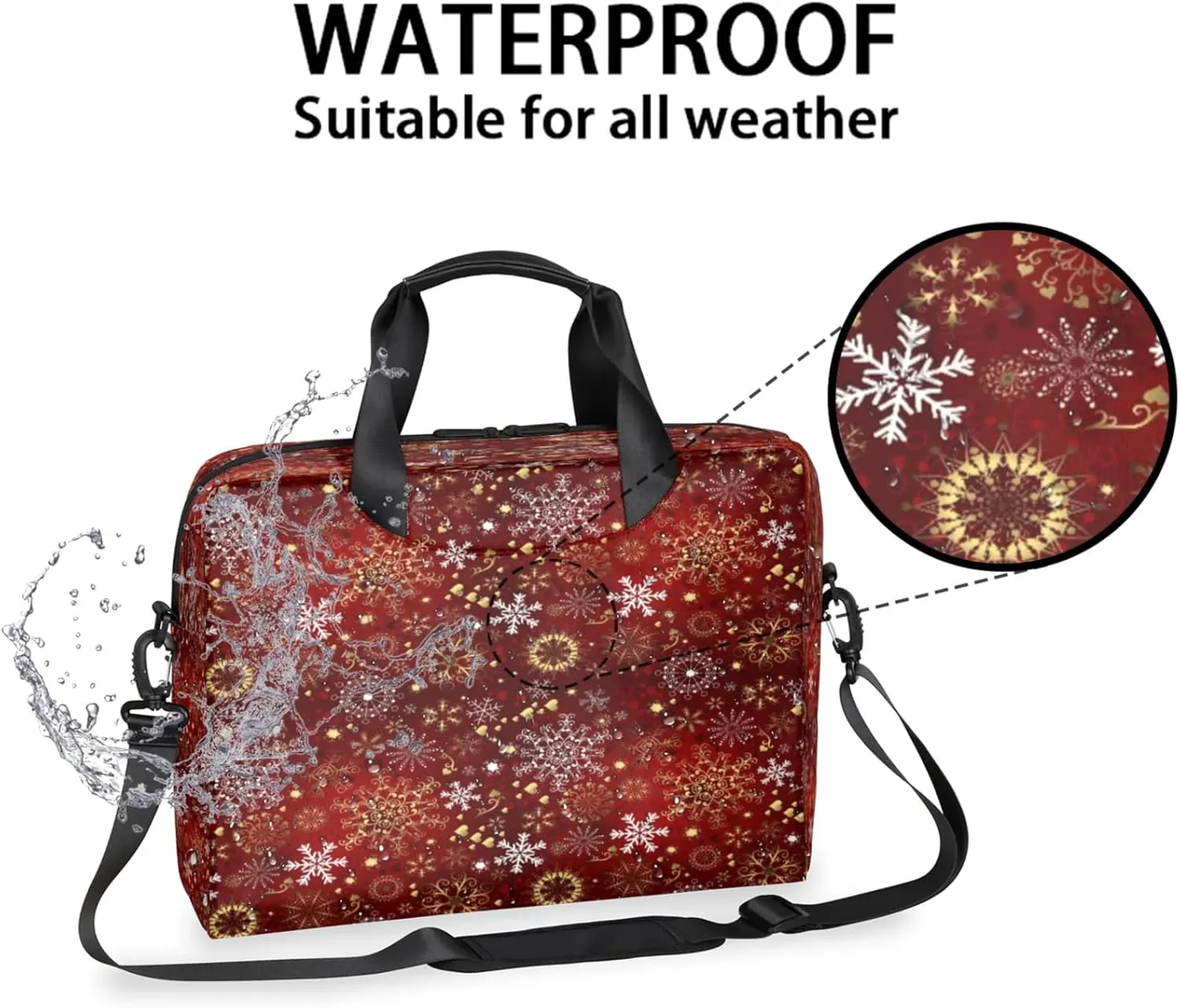 Laptop Shoulder Bag Compatible with Handle, Messenger Shoulder Case for Tablet, Laptop Carrying Case