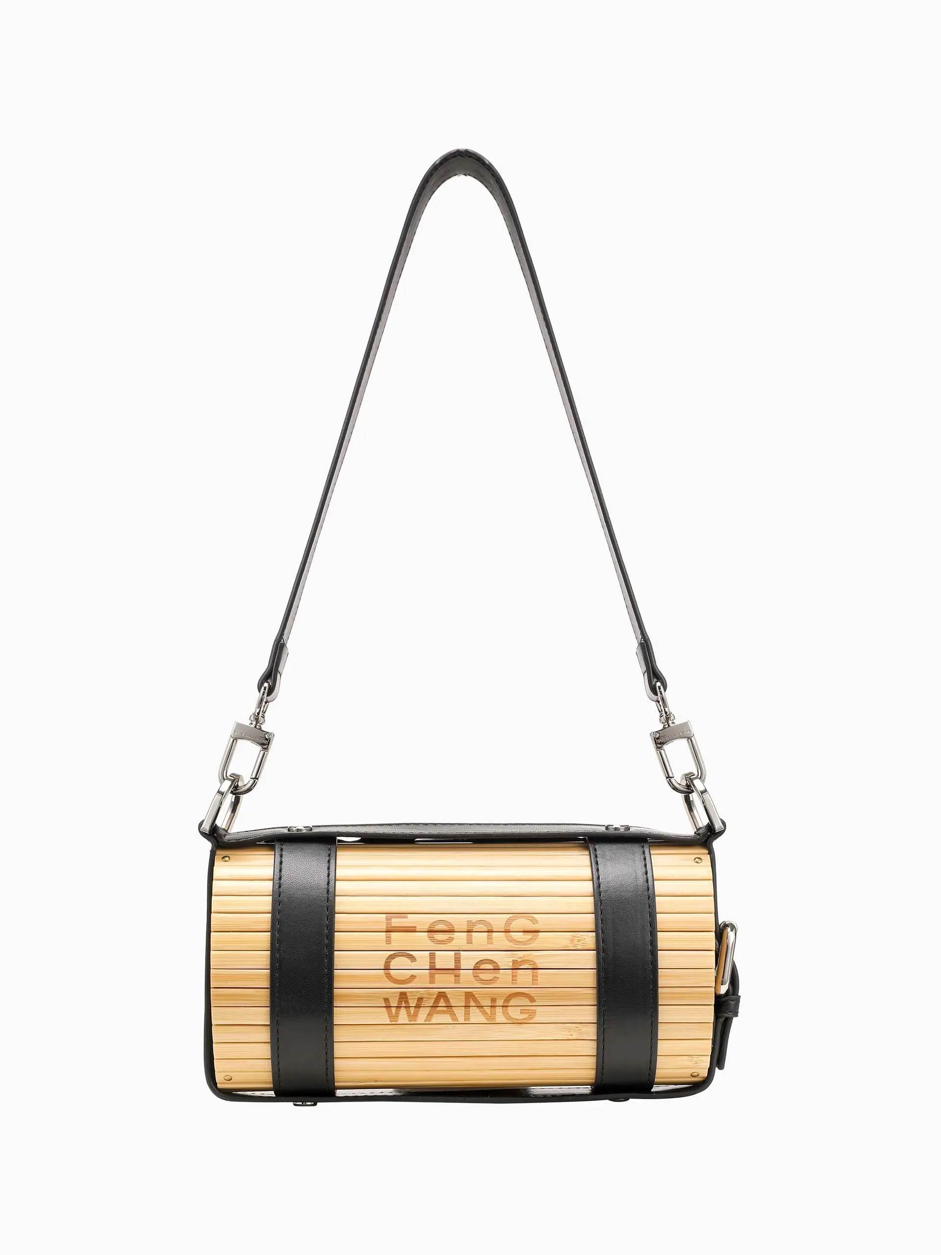 LARGE BLACK BAMBOO BAG