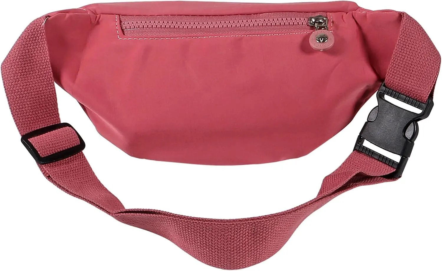 Large Crossbody Fanny Pack with 3-Zipper Pockets,Gifts for Enjoy Sports Festival Workout Traveling Running Casual Hands-Free Wallets Waist Pack Phone Bag Fits All Phones (black pink)