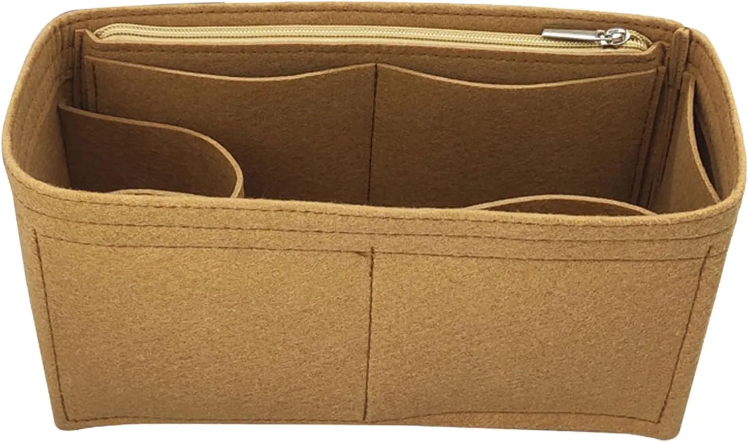 Lckaey Purse Insert for carryall organizer for purse bags women lcarryall tote golf cart parts bag on wheels travel