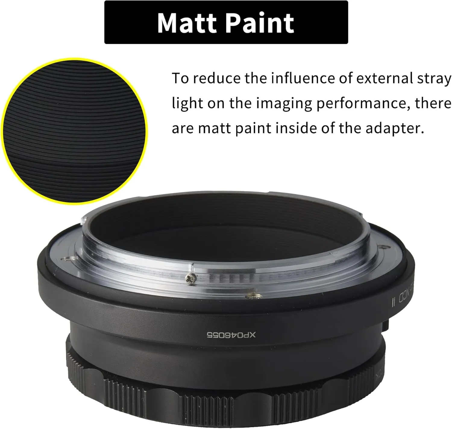 Lens Mount Adapter Ring for Contax CY Lens to Hasselblad X System XCD Camera X1D X2D