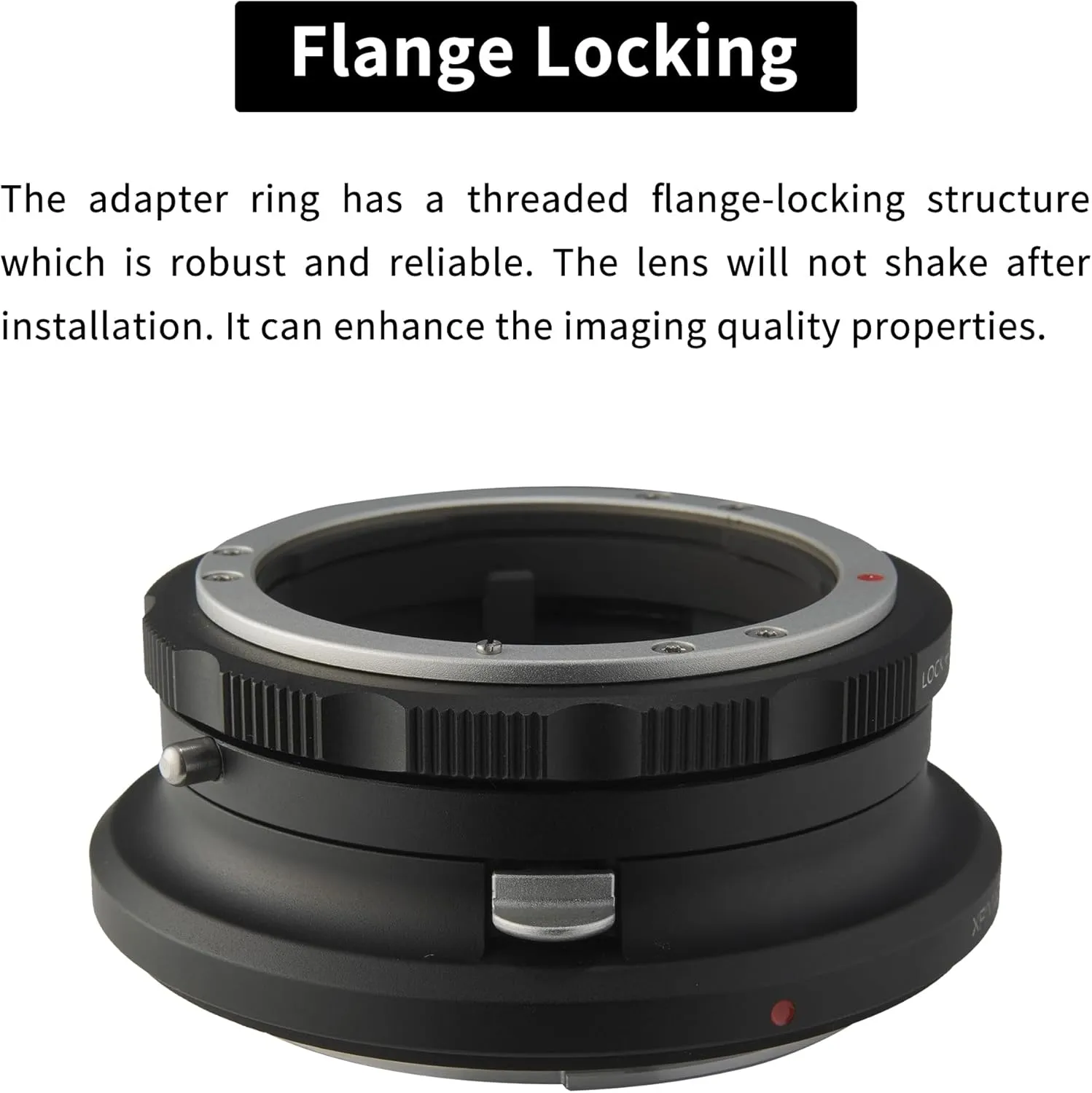 Lens Mount Adapter Ring for Nikon F Lens to Hasselblad X System XCD Camera X1D X2D