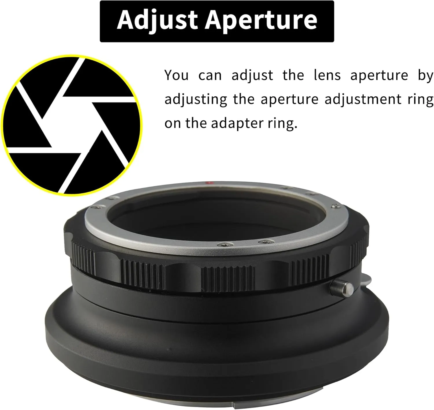 Lens Mount Adapter Ring for Nikon F Lens to Hasselblad X System XCD Camera X1D X2D