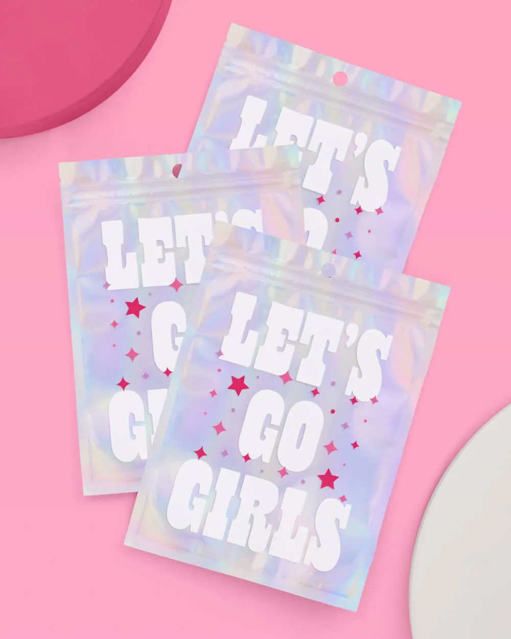 Let'S Go Girls Pouches, Pack Of 20