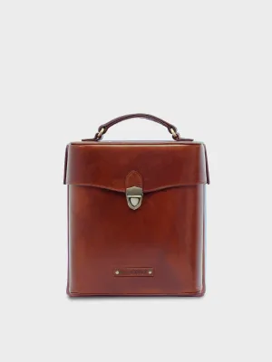 Letter Box Backpack (Vintage Brown)