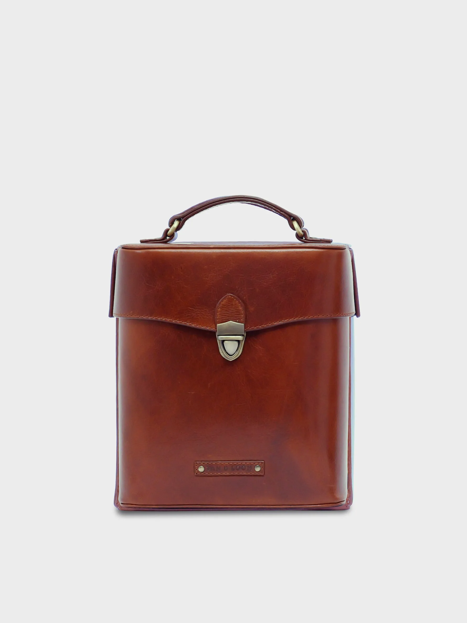 Letter Box Backpack (Vintage Brown)