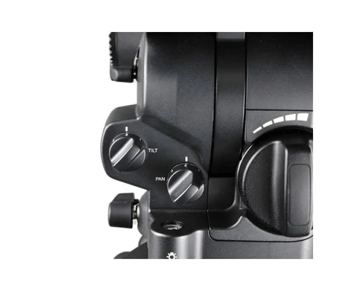 Libec RSP-750MC Professional Carbon Piping Tripod System with Mid-level Spreader for ENG Setups