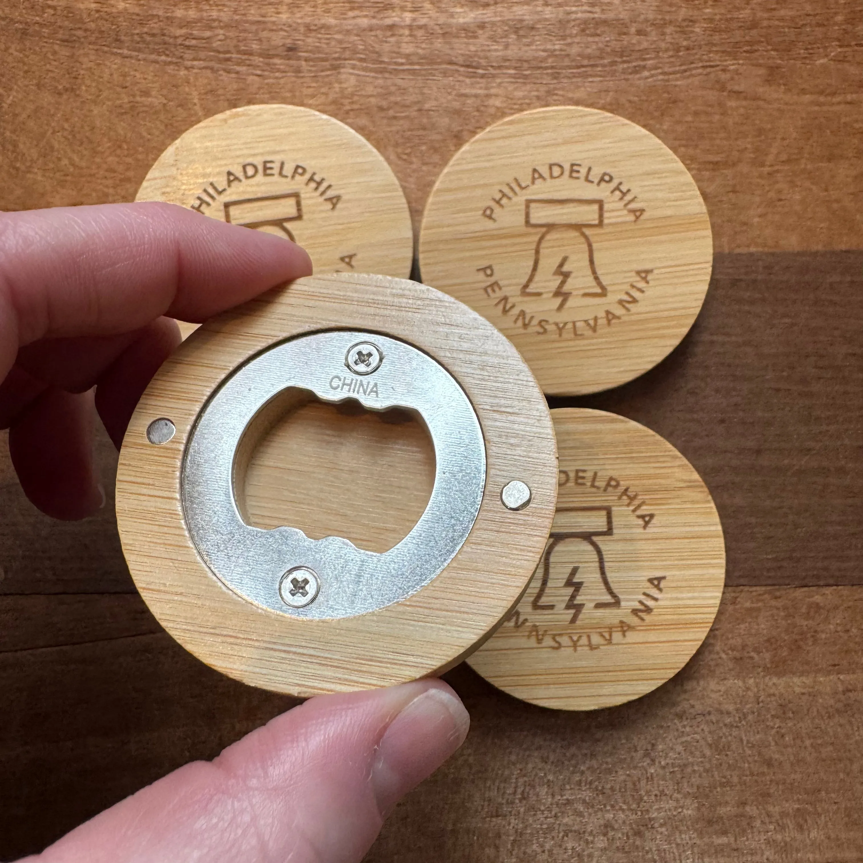 Liberty Bell Magnetic Bottle Opener
