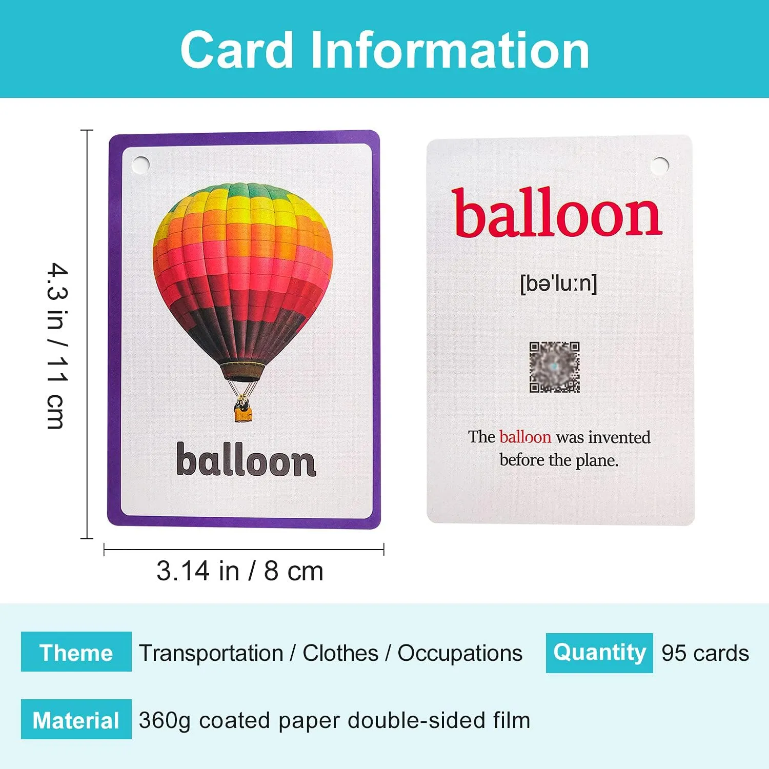 Lilias Toys Playground, Sports, Places, Buildings, School & Classroom Flash Cards - Learning Pocket Card for Toddlers, Supplies for Kindergarten Preschool - 3 Themes Set