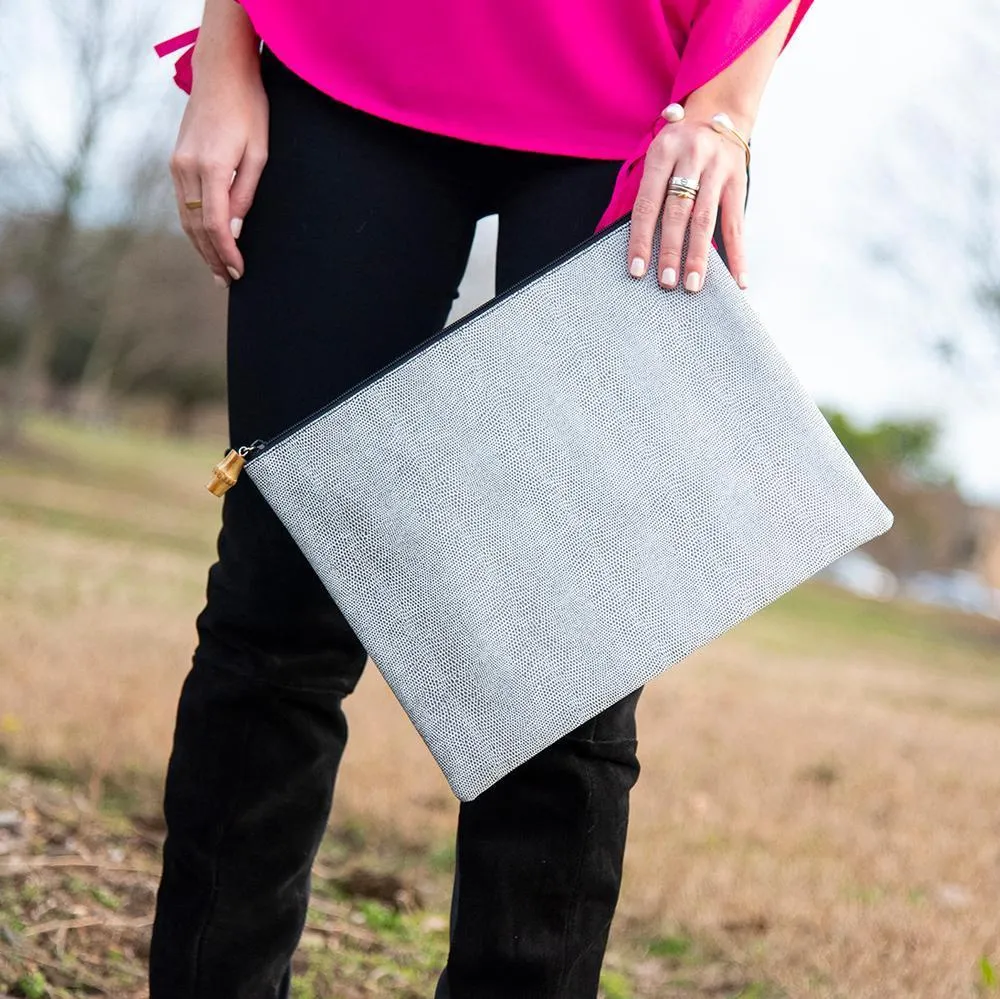 Lizard Bamboo Pouch