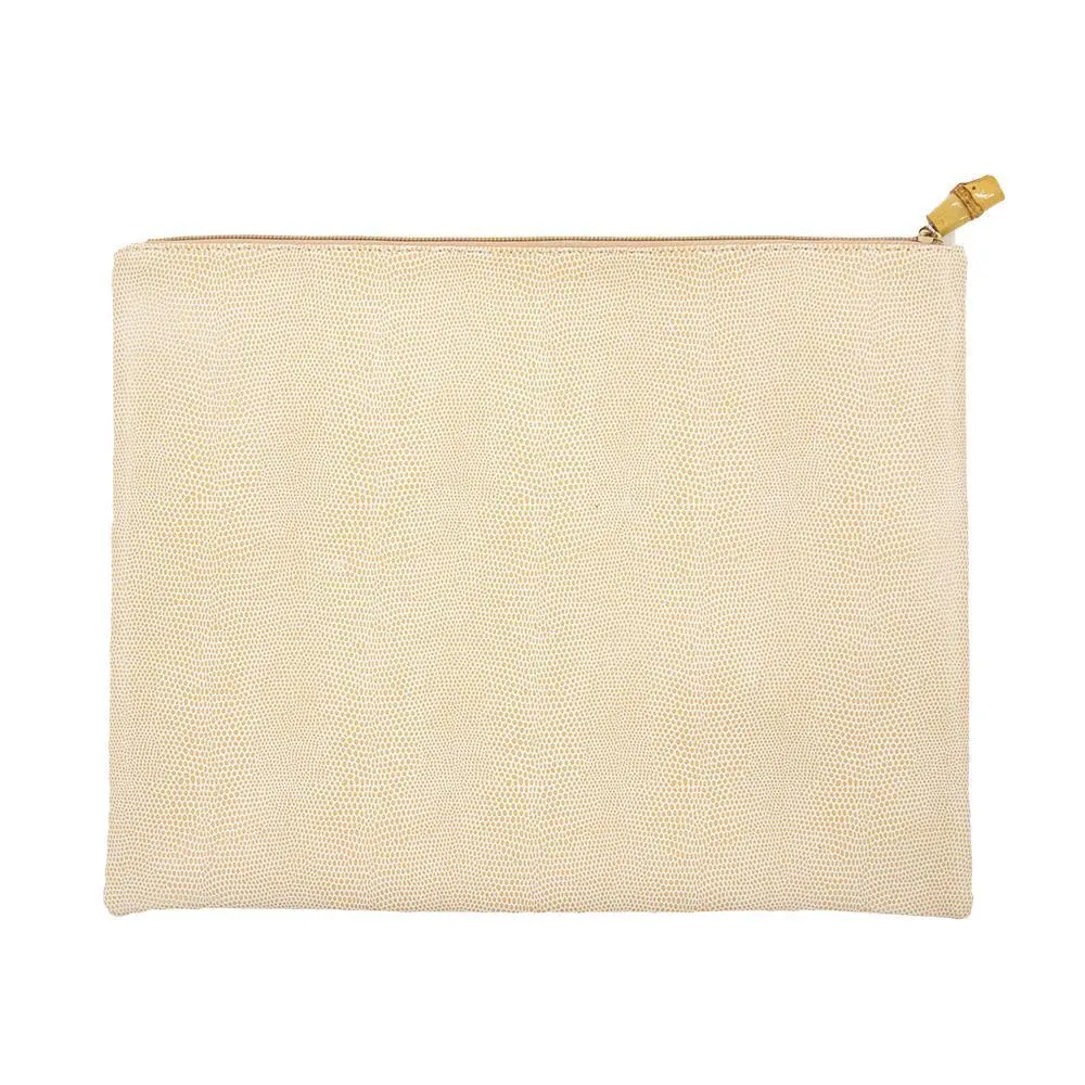 Lizard Bamboo Pouch