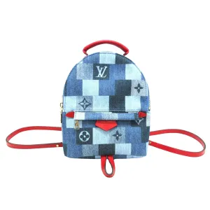 Louis Vuitton Palm Springs Mini   - Jeans Backpack Bag ()