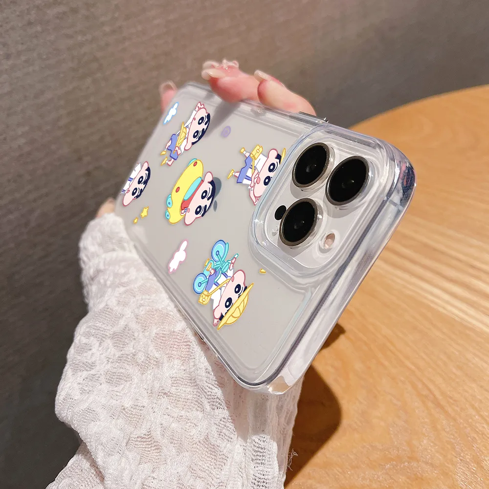 Lovely Shinchan Clear Silicon Cover