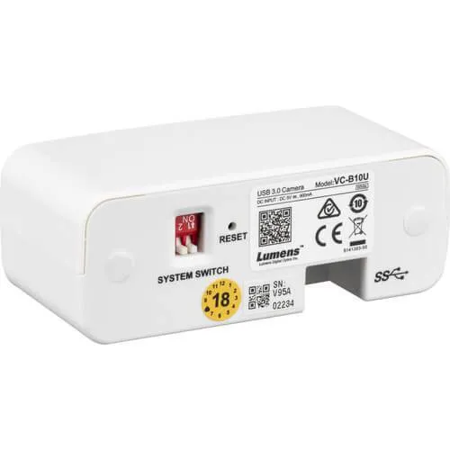 Lumens VC-B10U ePTZ Camera, USB 3.0 (White)