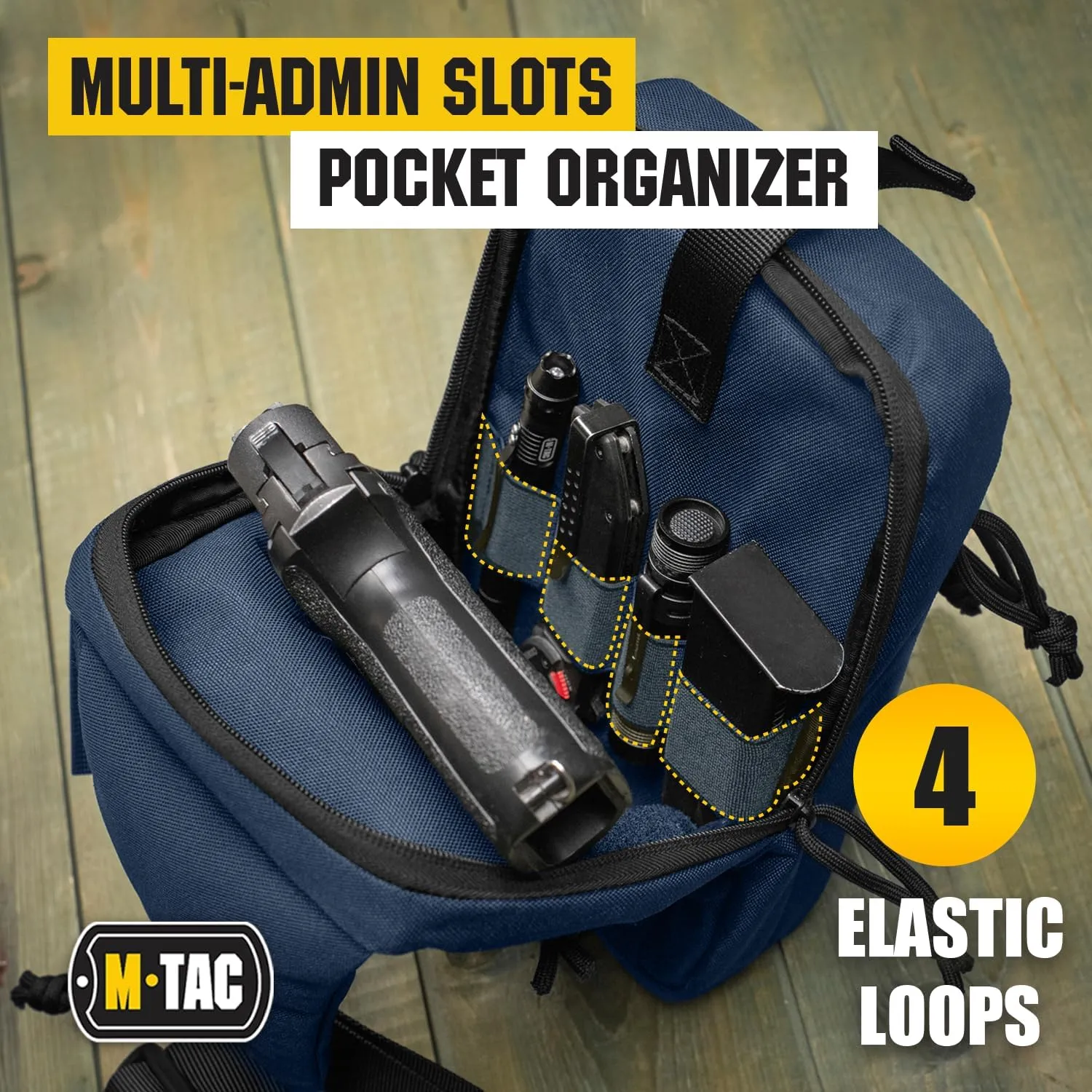 M-Tac Tactical Sling Bag for Men - Crossbody Concealed Carry Bag Chest Pack - Black Mens Crossbody Holster Bag