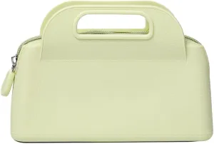 Makeup Bag Cosmetic Traveling Bag Organizer Cute Toiletry Bag for Women Waterproof Portable Beauty Pouch Silicone Material (Green)