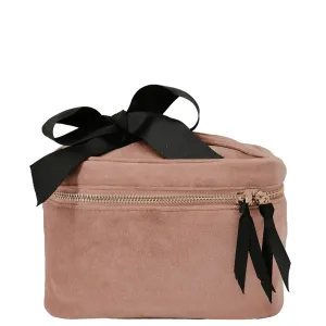 Makeup Case, S – Eco Velvet – Pink