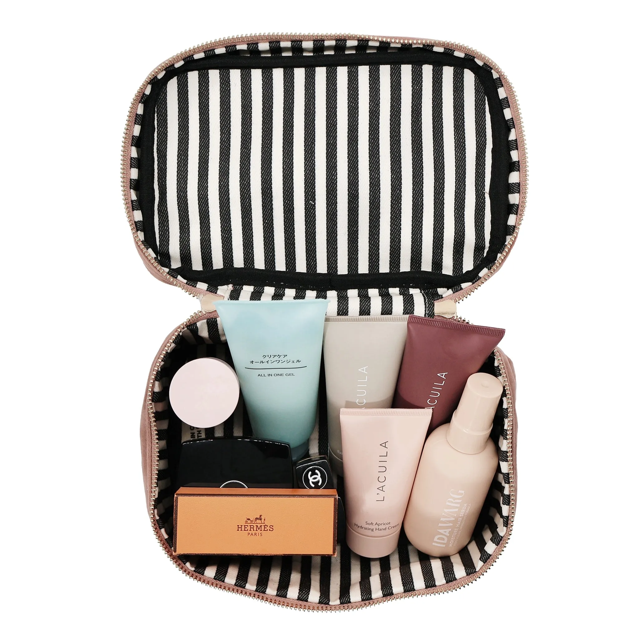 Makeup Case, S – Eco Velvet – Pink