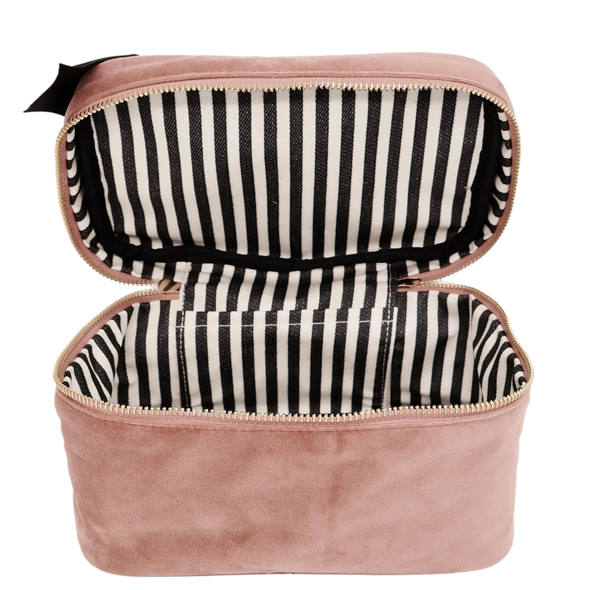 Makeup Case, S – Eco Velvet – Pink