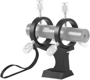 Maxmartt Finder Scope Bracket Telescope L-a-z-e-r Finder Bracket L-a-s-e-r Pointer Bracket Aluminum Alloy Adjustable Pointer Finder Scope Bracket for Astronomical Telescope