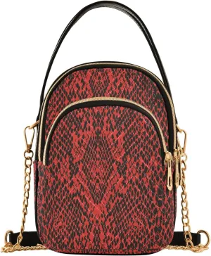 MCHIVER Crossbody Bag for Women Cell Phone Purse Wallet with Removable Chain Shoulder Handbag for Work Travel Passport Phone
