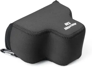 Mega Gear Neoprene Camera Case for Sony Alpha a7C Mark II (28-60mm) - Stylish and Protective Digital Photography Bag - Black