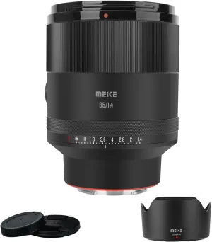 Meike 85mm F1.4 Full Frame Auto Focus Large Aperture Portrait Lens (STM Motor) for Nikon Z Mount Cameras Z5 Z6 Z7 Z6II Z7II Z9 Z8 ZF Z50 ZFC Z30