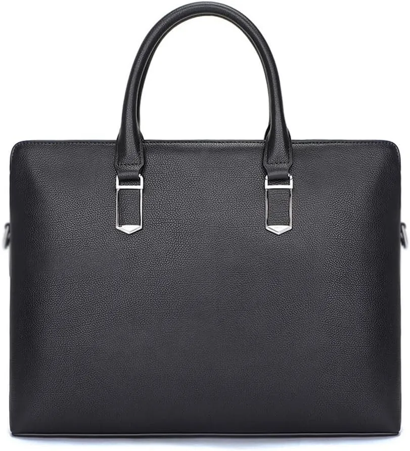 Men's Briefcase Wholesale Genuine Leather Business Bag Handbag Temperament Large Capacity Men's Bag
