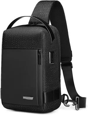 Men's Shoulder Bag Casual Korean Slant Business Men's Crossbody Bag Waterproof Crossbody Bag Men's Chest Bag