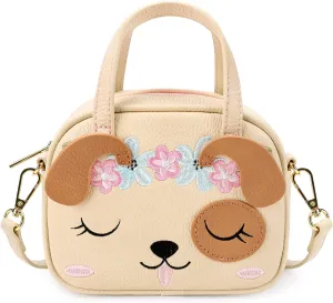 mibasies Toddler Purse for Little Girls Handbags Kids Age 3-8 Dog purse
