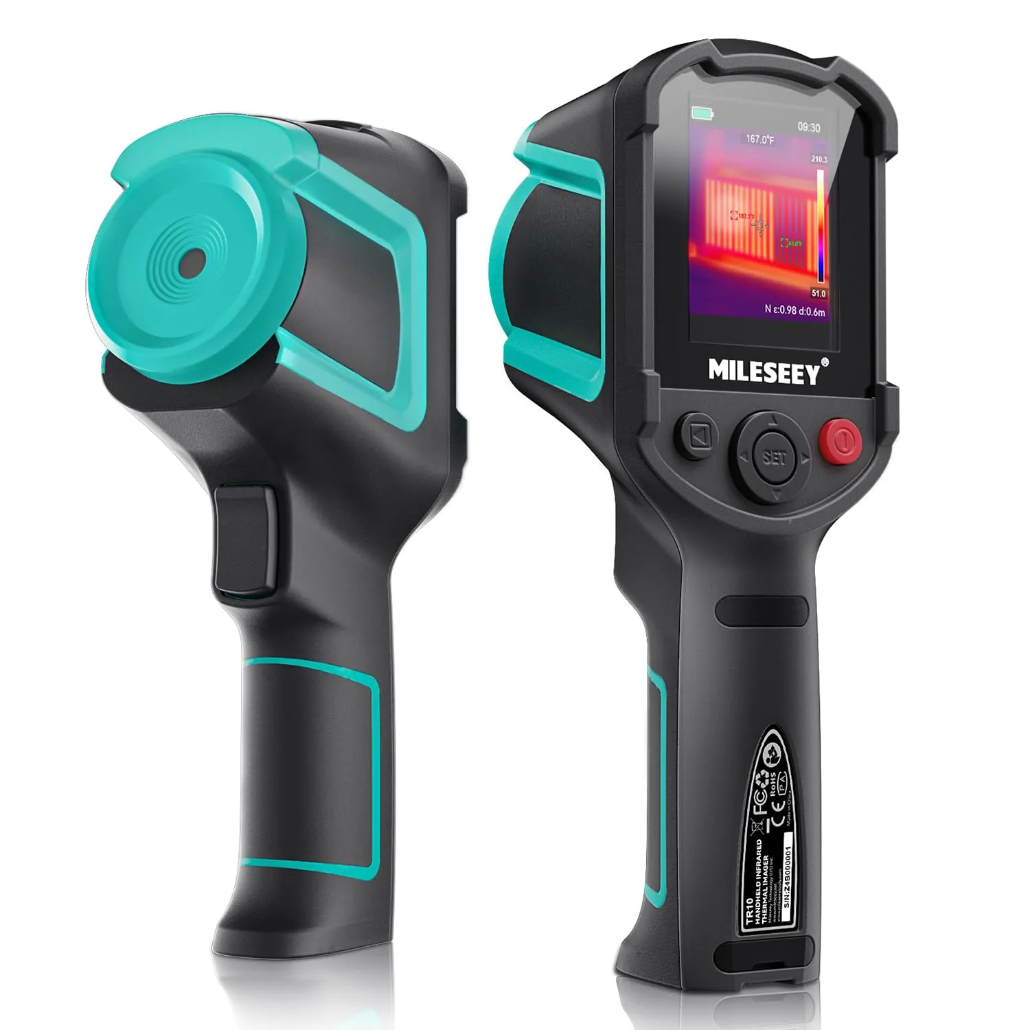 MILESEEY TR10 Thermal Imaging Camera,Super Resolution 240 x 240 Thermal Camera,25 Hz Refresh Rate, -4°F to 1022°F Handheld Infrared Imager,8-Hour Battery Life Infrared Camera