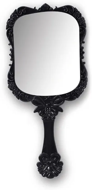 Mirror 1PC Vintage Handle Makeup Mirrors Square Vanity Small Mirror Pocket Portable New Shaped Design for Women Makeup Mirror Tool