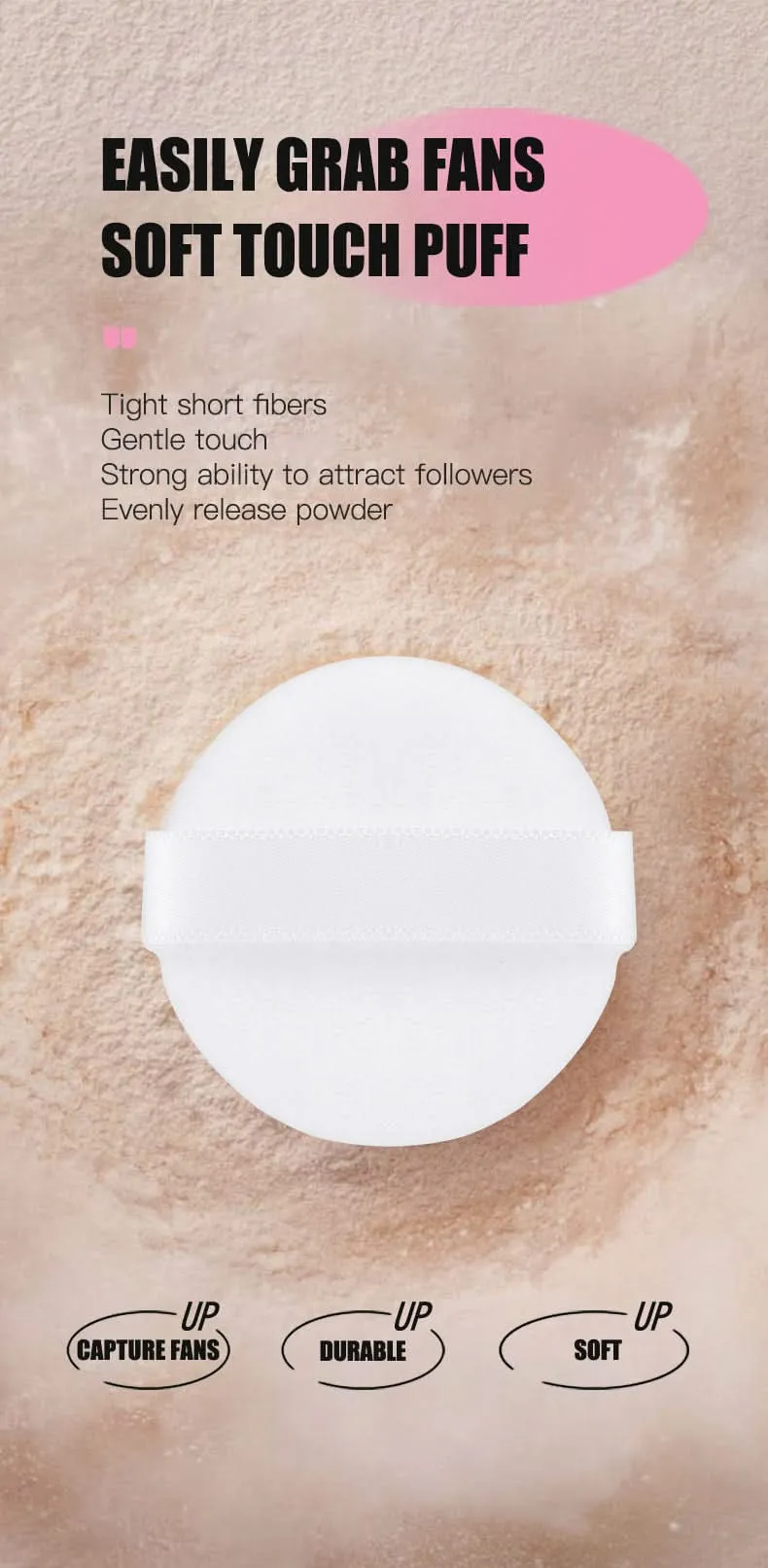 Molianji Matte Finish Setting Powder – Long-Lasting Waterproof Oil Control