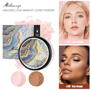 Molianji Matte Finish Setting Powder – Long-Lasting Waterproof Oil Control