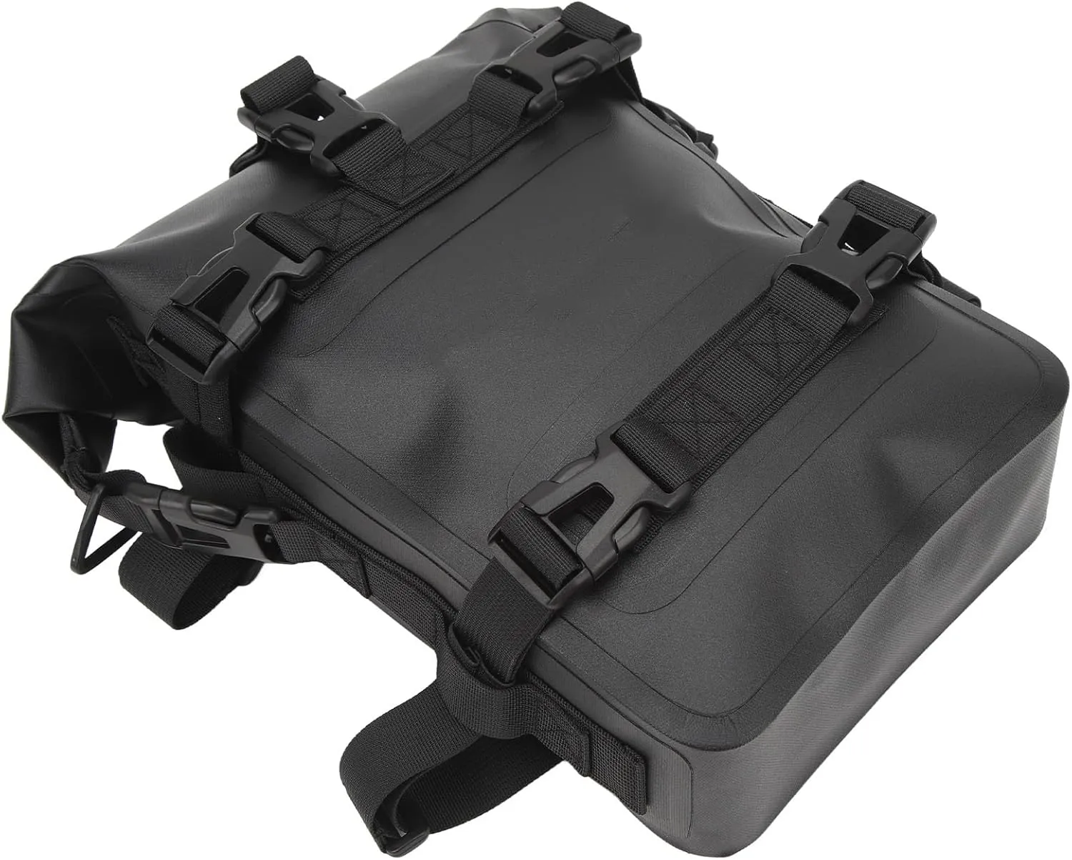 Motorcycle Crash Bar Bag 4L Quick Release Universal Motorcycle Tail Bag Side Bag for Travel Black