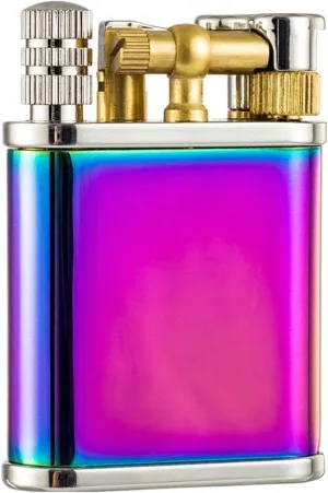 Multifunctional Kerosene Waterproof and Windproof Lighter, Permanent Matches, Lifting arm Grinding Wheel Ignition, refillable, Suitable for Outdoor Camping/Travel (Kerosene not Included)(Purple)