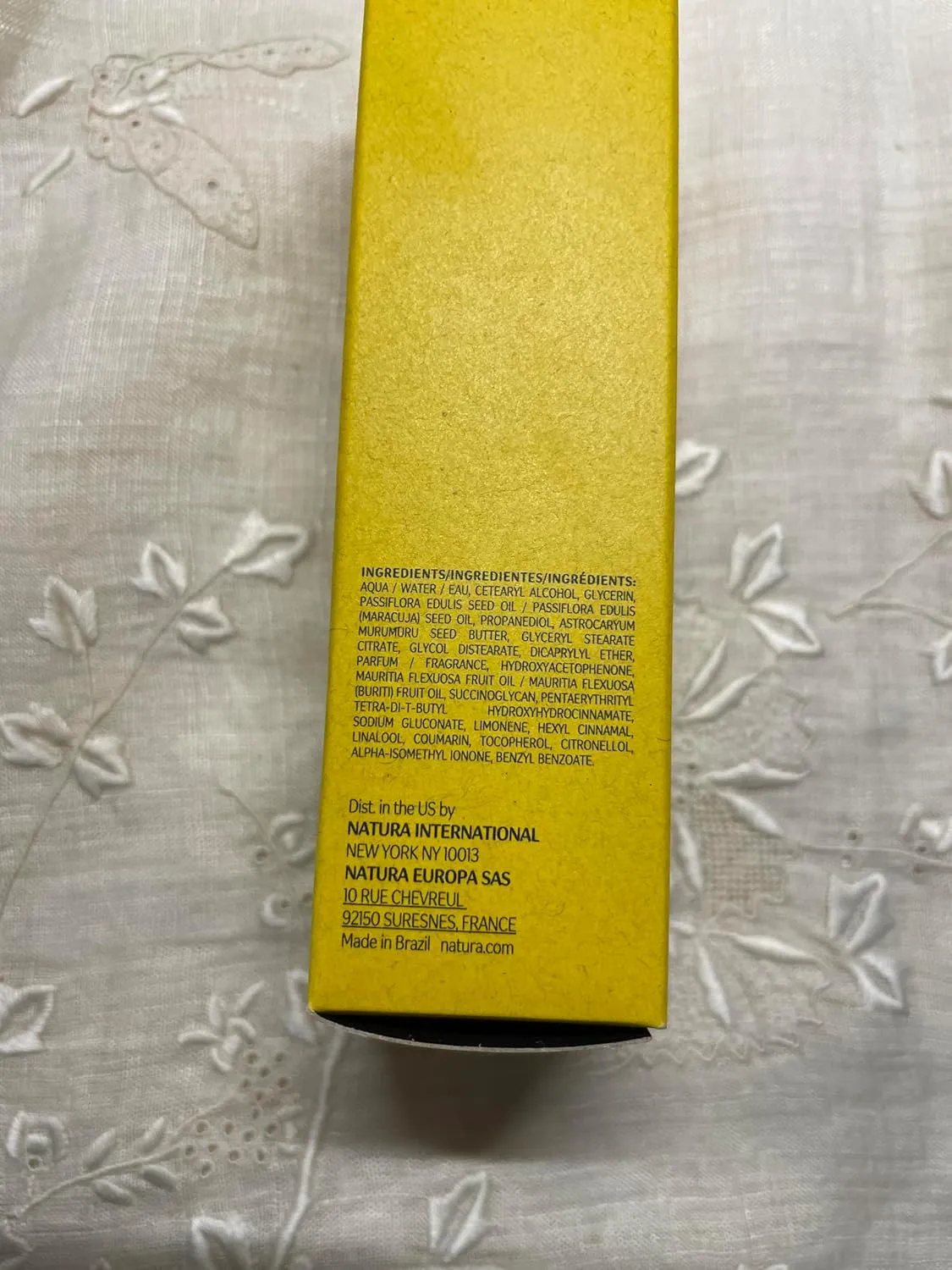 natura - Ekos Maracujá Hand Cream - Calming Hand Balm - Fast Absorption - 24-Hour Deep Hydration Skin Moisturizer - Vegan Skin Care - Brazilian Beauty Secrets - Self Care & Body Care - 2.6oz (75g)
