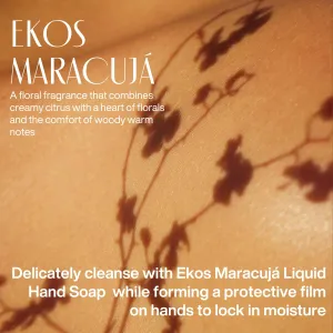 natura - Ekos Maracujá Relieving Liquid Hand Soap - 97% Natural - Maintains Skin pH - Essential Fatty Acids - Vegan Skin Care - Brazilian Beauty Secrets - Self Care & Hand Care - 8.4 fl oz (250ml)