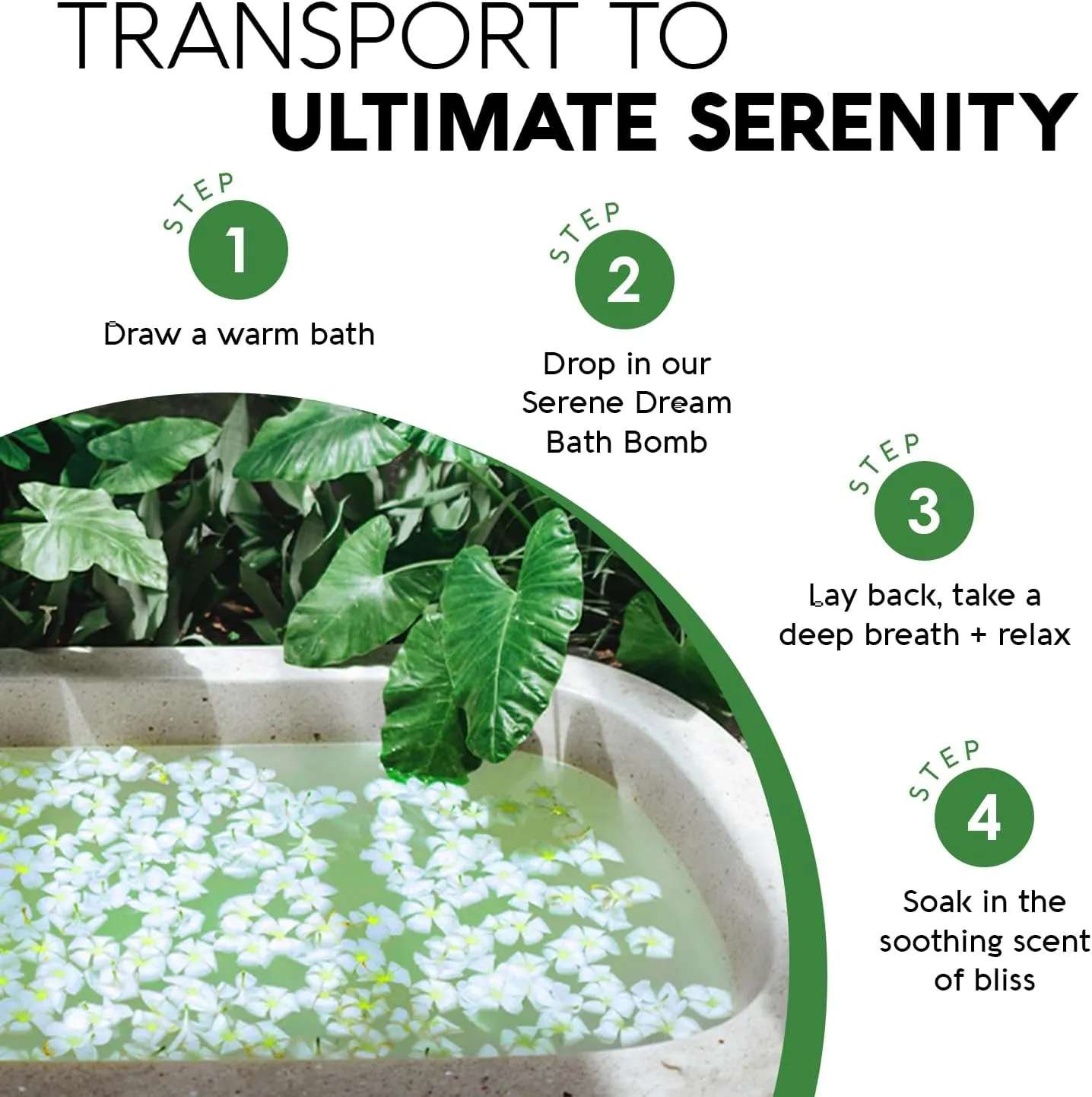 Nature's Beauty Eucalyptus & Tea Tree Bath Bomb Multi-Pack- Natural Hand Crafted, Non-Staining, Luxury Fizzy Spa Bomb, Sooth   Restore Skin, Made w/Coconut Oil & Witch Hazel, 5.5oz (4 Pack)