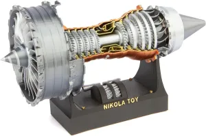 Nikola Toy, Model Engine, Jet Engine, Jet Engine Fan, Jet Engine Model, Jet Engine Model Kit, Model Jet,Fighter Jet Model, Turbine, Turbofan Engine Model Kit, Turbofan Engine Model, Nikolatoy
