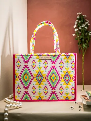 NR By Nidhi Rathi Ethnic Motifs Printed Shopper Handheld Bag