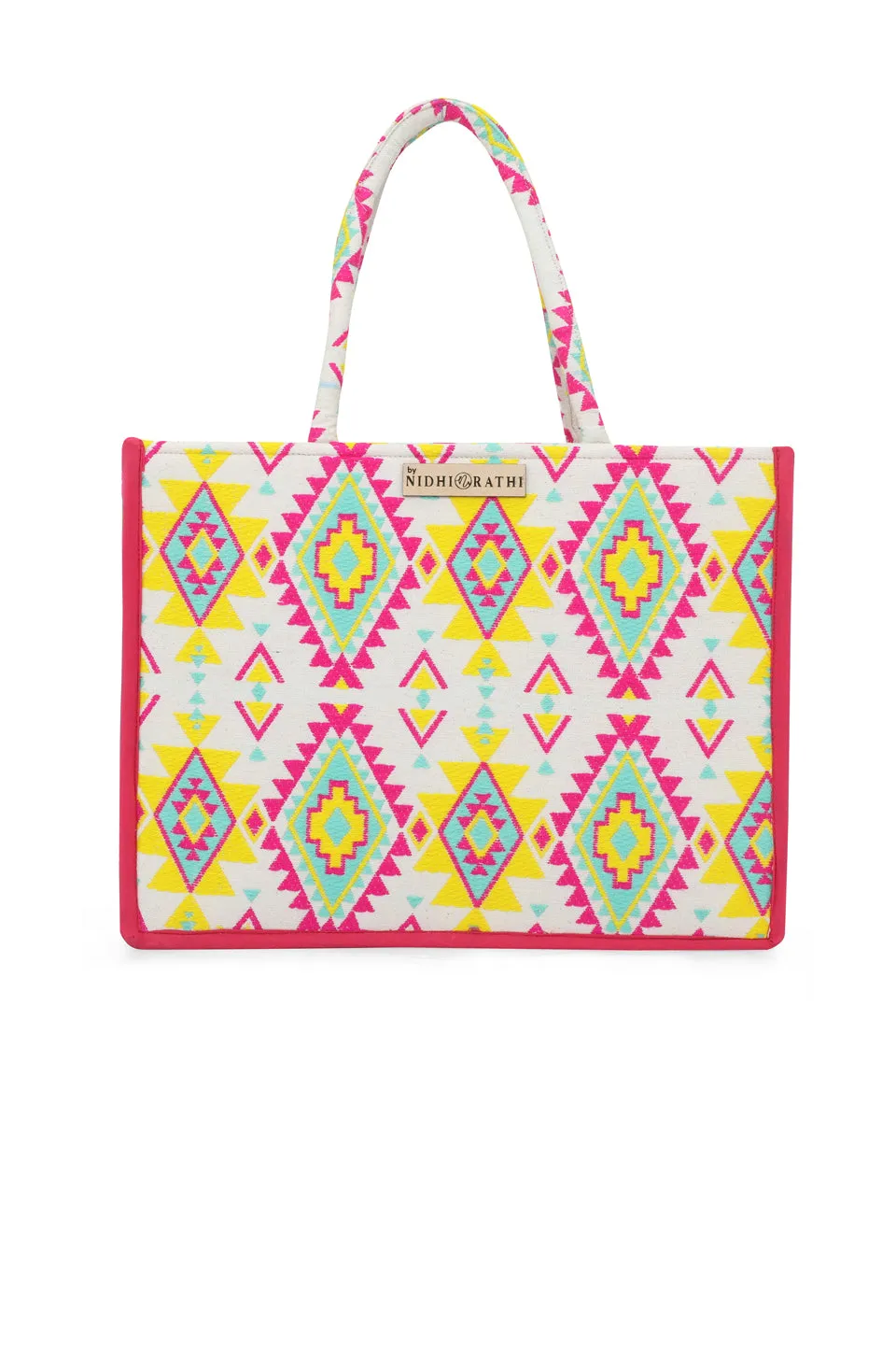 NR By Nidhi Rathi Ethnic Motifs Printed Shopper Handheld Bag