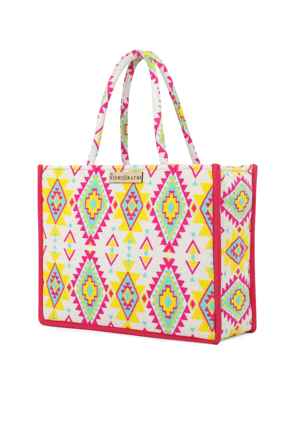 NR By Nidhi Rathi Ethnic Motifs Printed Shopper Handheld Bag