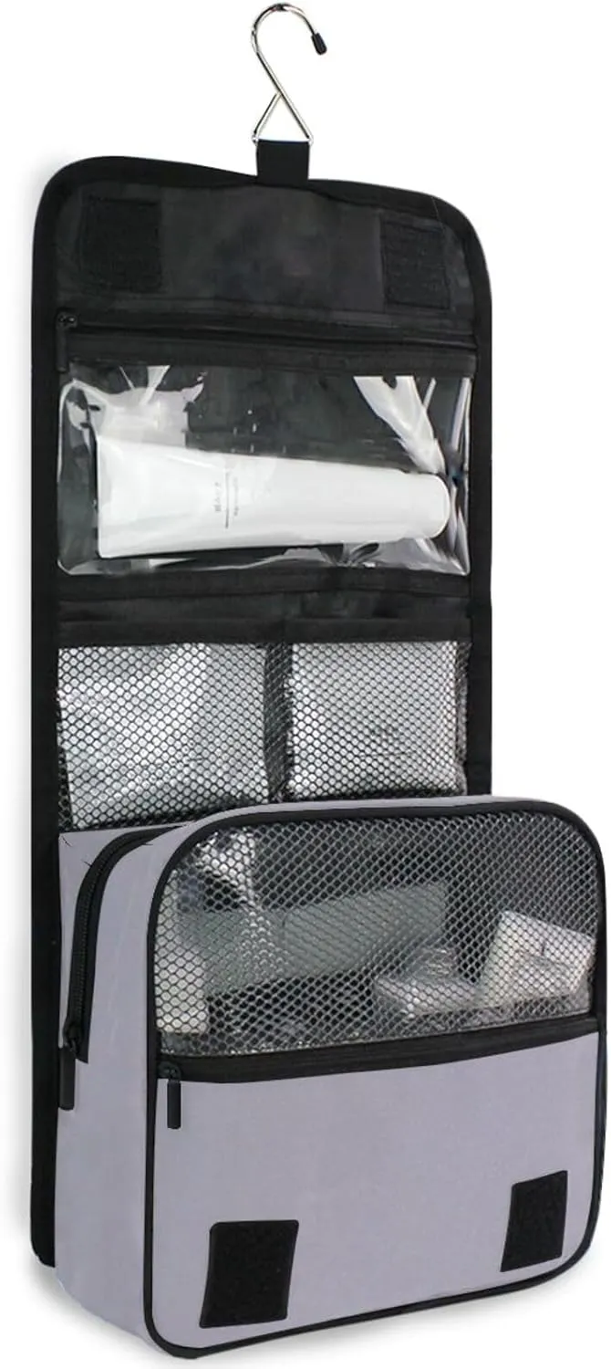 ODAWA Toiletries Bag Mineral Violet Multi Compartment Toiletry Cosmetic Bag Cosmetic Travel Toiletry Organizer for Women