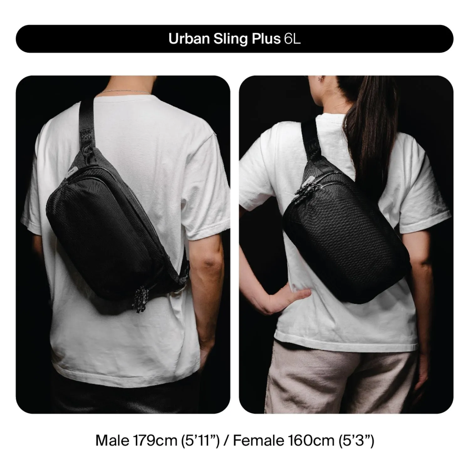 Orbitkey Urban Sling Bag Plus 6L (Terracotta)