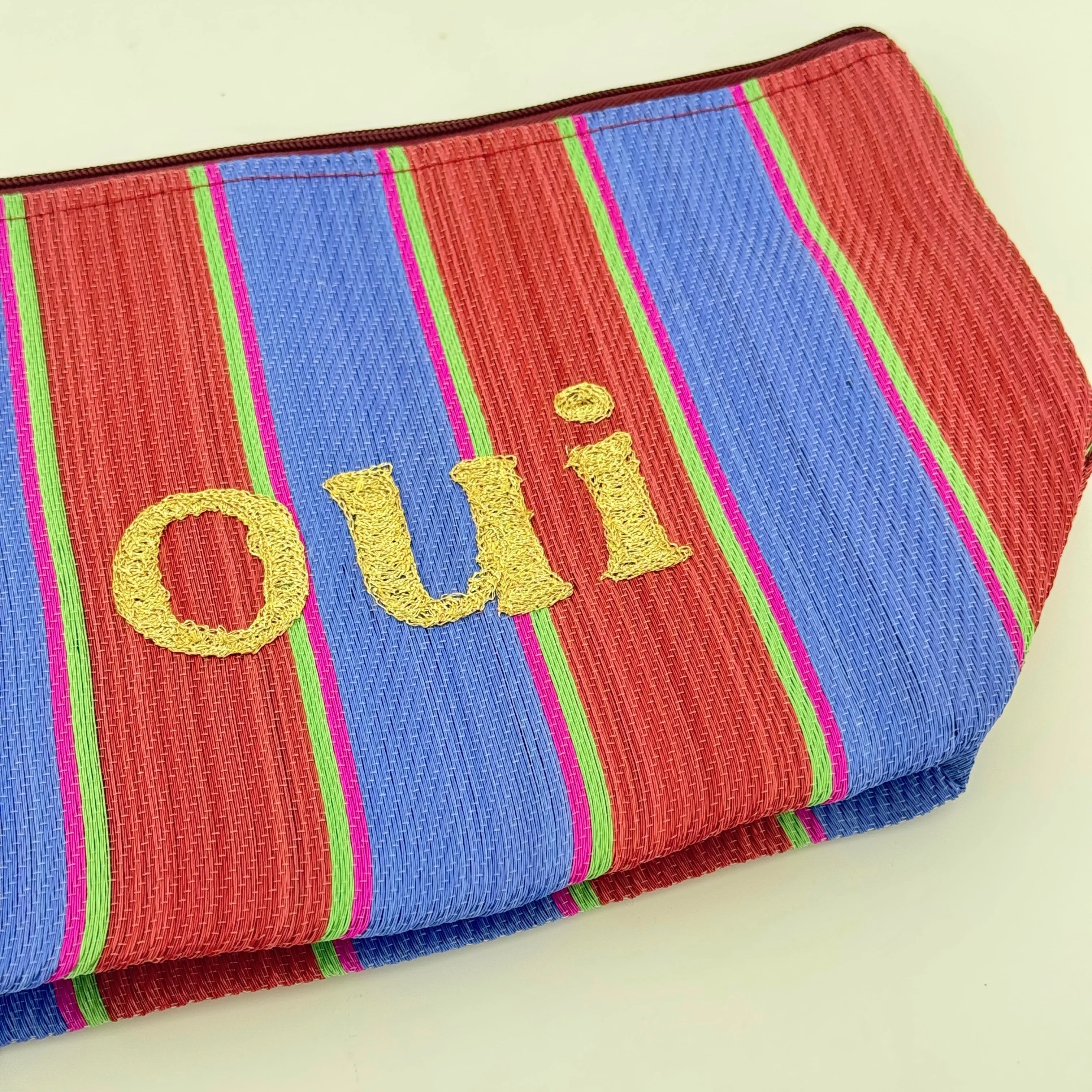 OUI RECYCLED POUCH: MULTI