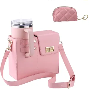 Outdoor Portable Crossbody Water Cup Storage Bag - Crossbody with Water Bottle Holder, Versatile Crossbody Bag