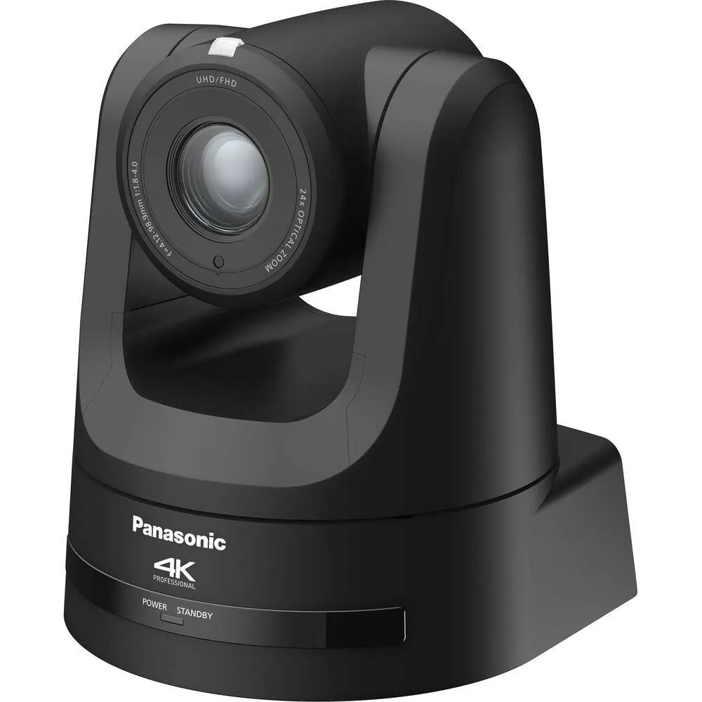 Panasonic AW-UE100 4K NDI 12G-SDI/HDMI PTZ Camera with 24x Zoom (Black)