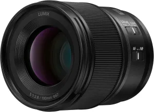 Panasonic LUMIX Full Frame Camera Lens, S 100mm F2.8 Macro - S-E100