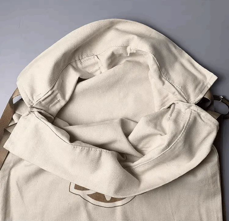 Patchwork Canvas Backpack